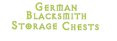 German Blacksmith Storage Chests - Automatic Storage for Smithing Supplies