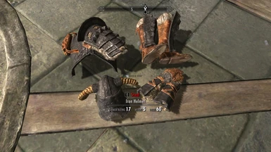 Banded armor boots gloves and helm