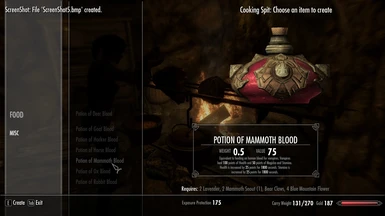 Potion of Mammoth Blood