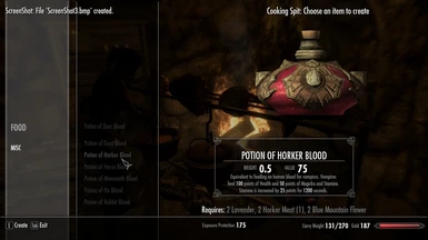 Potion of Horker Blood