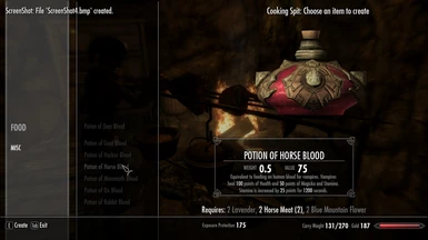 Potion of Horse Blood