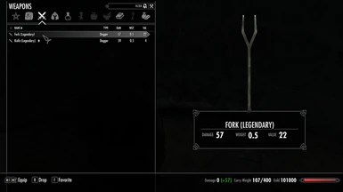 Legendary Fork
