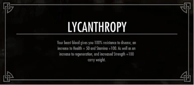 Lycanthropy Fix