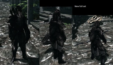 New Improved Ebony Male Armor HD - Finished
