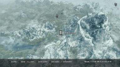 Riverwood Fort in the Map