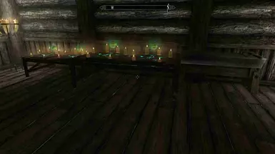 Enchanting area with gem converter