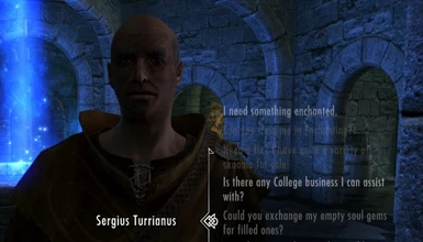 Sergius at the College of Winterhold