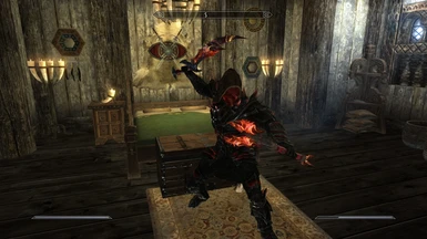 A Daedric Weapons Retexture- Flame Blades-