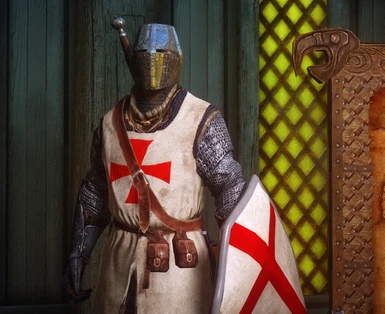 with Crusaders Armor