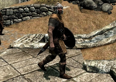 Whiterun Guard With Hide Helm