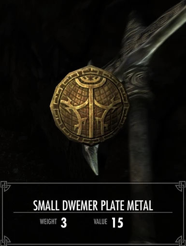 Small Dwemer Plate Metal
