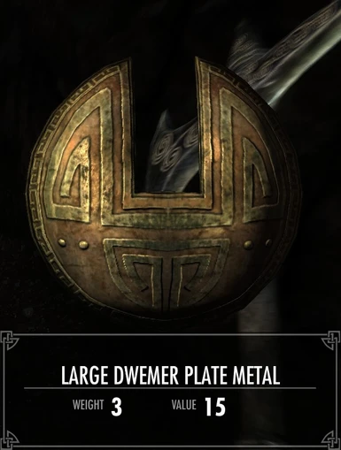 Large Dwemer Plate Metal