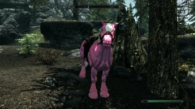 pink horse