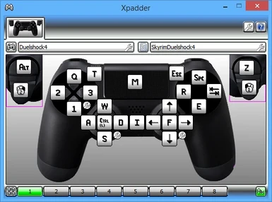 xbox one controller xpadder image