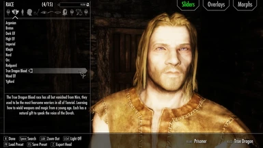 A brand new race added to Skyrim