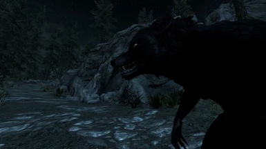 Asjure's Werewolf Redone Glowing eyes