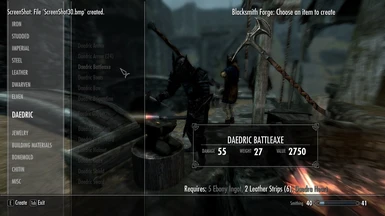 Battleaxe in the Forge