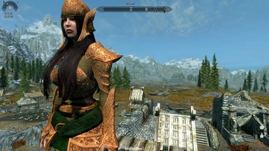 Ashara Elven Knight - mix of copper and gold  