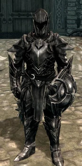Light Ebony Armor And Shield