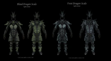 Blood and Frost armors - visualisation