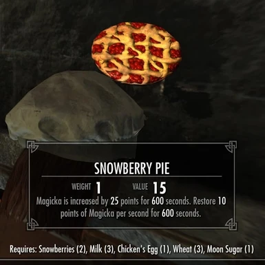 Snowberry Pie
