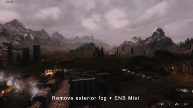 Remove Exterior Fog - ENB Mist