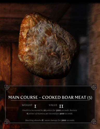 Cooked Boar