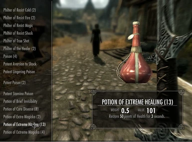 oblivion strong potion of healing