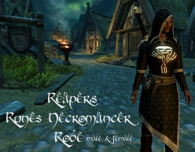 Necromancer Runes Robe