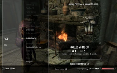 Grilled White Cap