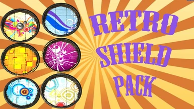 Retro Shield Pack Logo