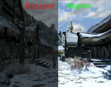 Winterhold Blizzard Begone