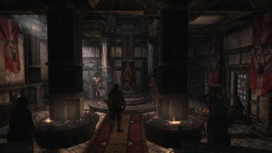 The new throne room