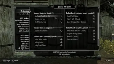 skyrim mods quests automatically locations track books