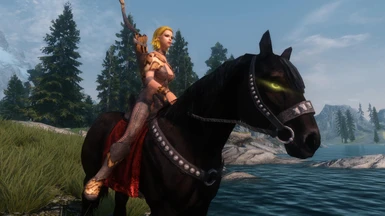 Sonja thanks you for her steed