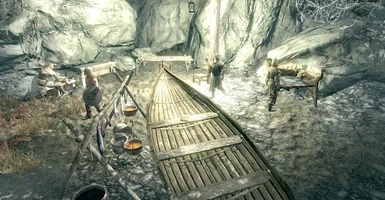 Dawnguard Camp with Dawnguard Soldiers ( Dayspring Canyon )
