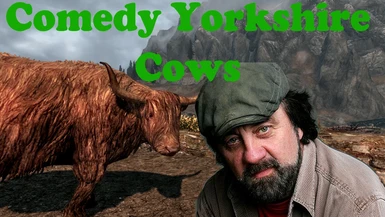 Comedy Yorkshire Cows Logo