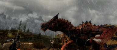 Dragon Animation Replace with Vivid Weathers