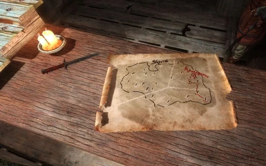 Map on Table