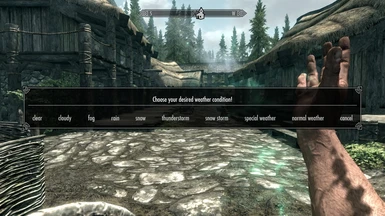 clear weather console command skyrim