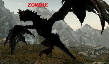 skyrim dragon flying