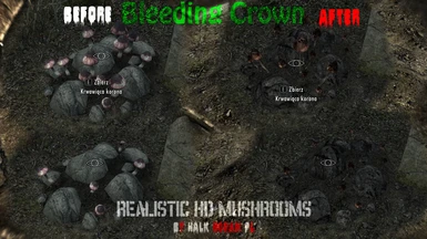 Bleeding Crown on ground