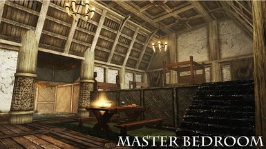 Master bedroom with hottub