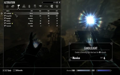Improved Mage Light (Candlelight and Magelight)