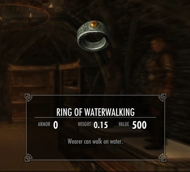 Ring of Waterwalking and The Waterwalking Enchantment