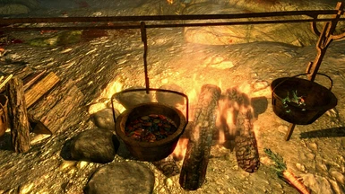 rustic cooking station cave 01