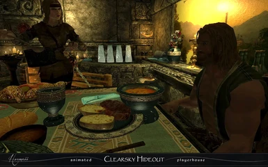 NPCs serve your dinner - if they feel like it 