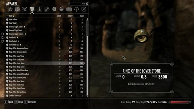 Ring of The Lover Stone