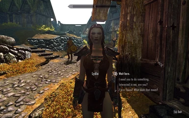 Lydia in the draugr armor