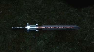 Thinner Blade and Glowing Runes for Sword of the Ancient Tongues